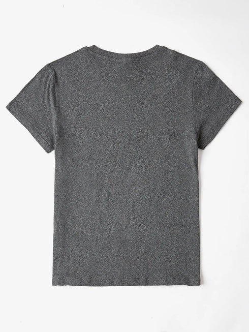 'Pray All Day' Short Sleeve Print T-Shirt - Celes Fashion